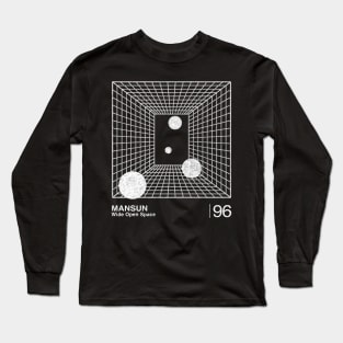 Wide Open Space / Minimalist Graphic Artwork Design Long Sleeve T-Shirt